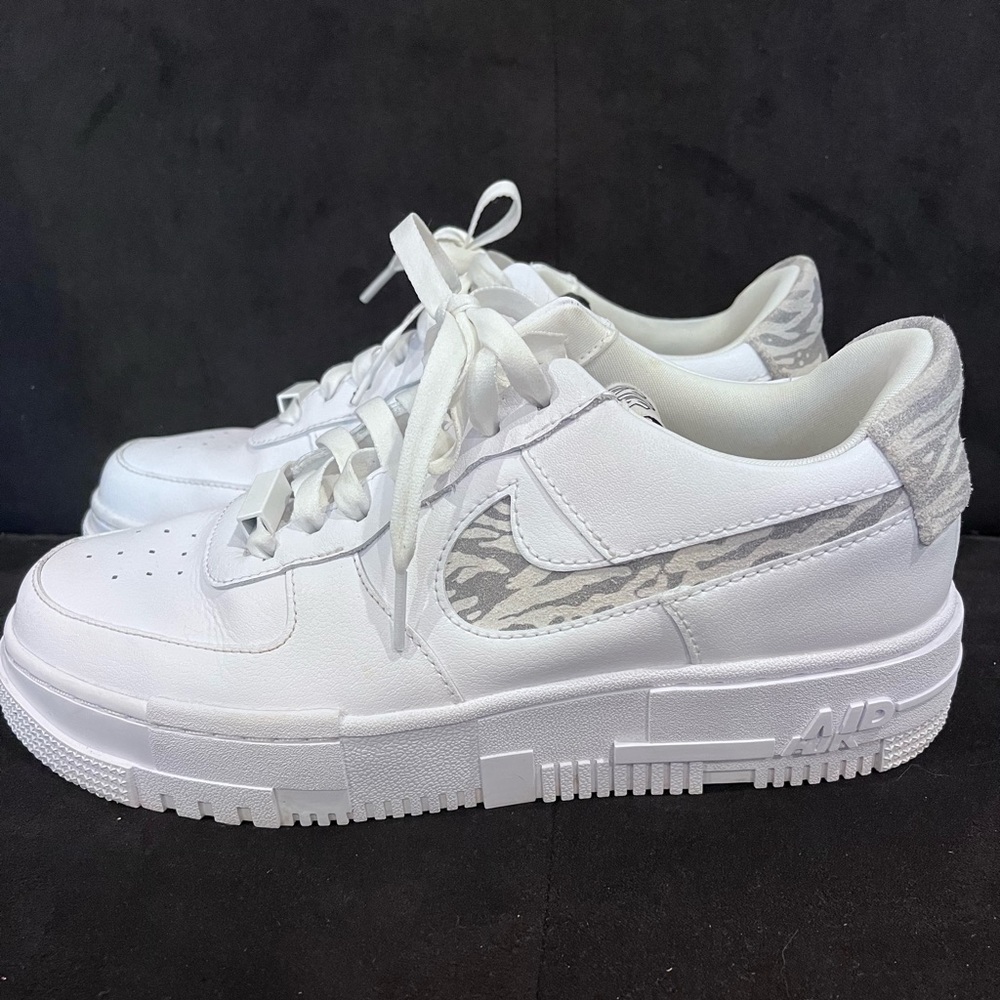Nike pixel Air Force ones